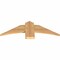 Ekena Millwork Bellingham Timber Gable Bracket, Western Red Cedar, 36"W x 12"H x 1 1/2"D x 5 1/2"F, 8/12 Pitch GBW036X12X0206BEL00SWR - alternate 5